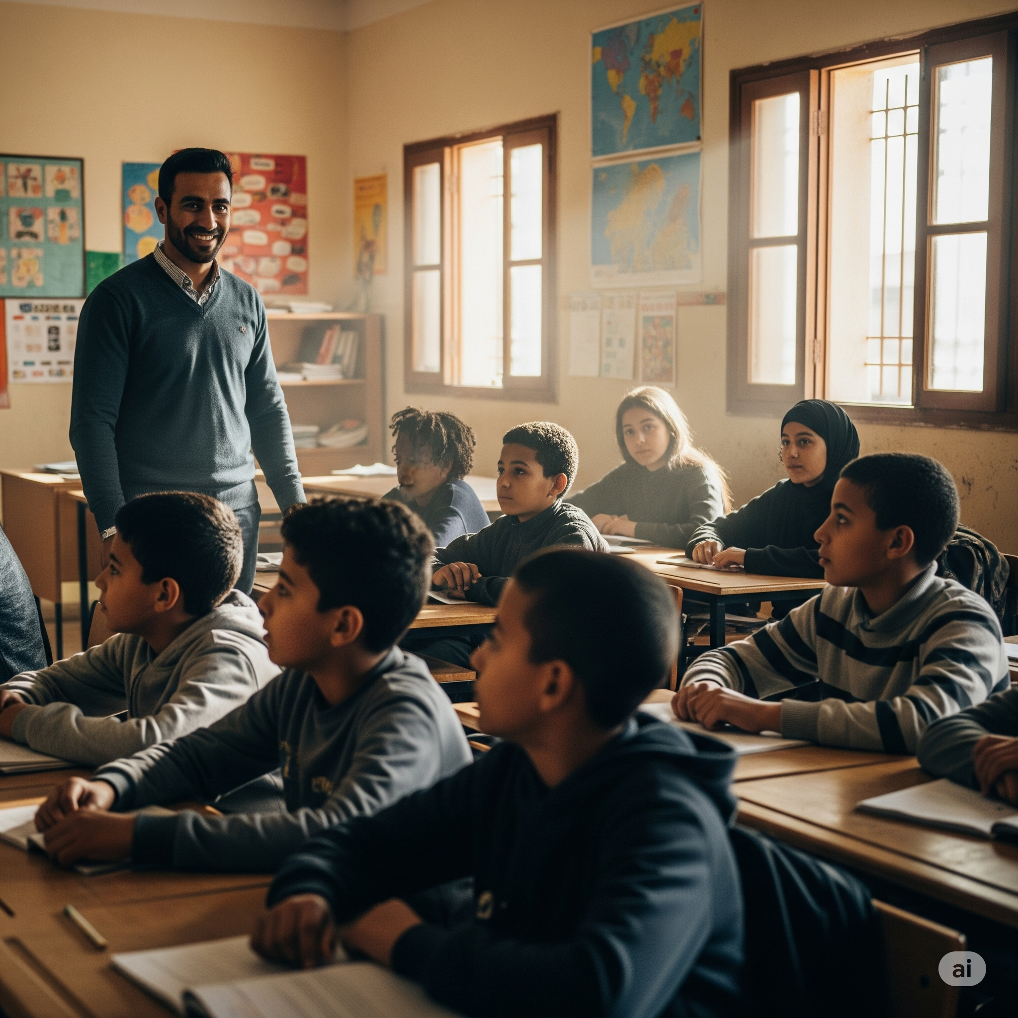 اللغة العربية: الثانية ثانوي إعدادي